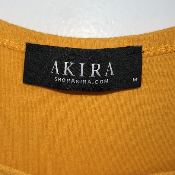 Akira yellow tank top, size medium - Picture 2 of 3
